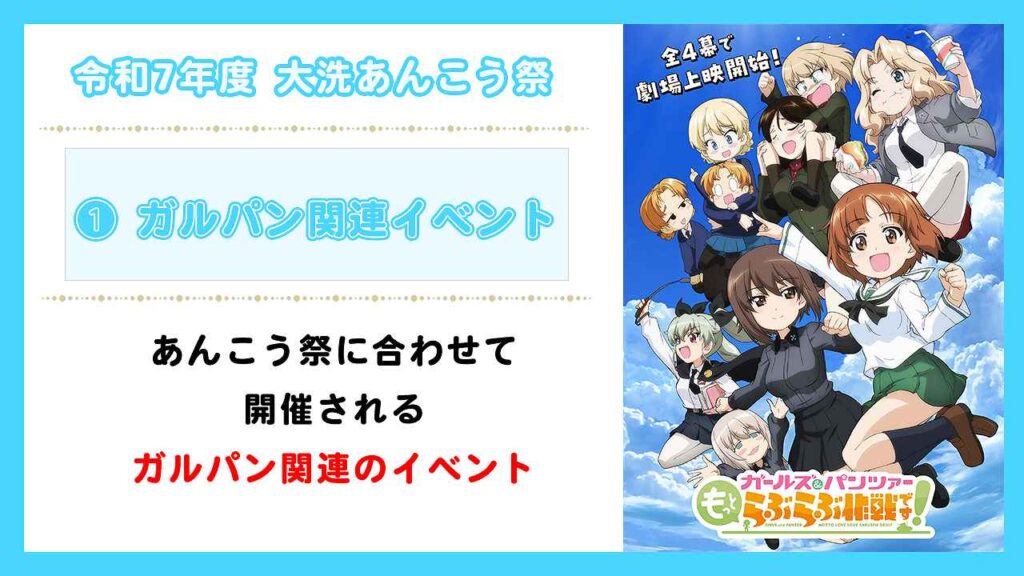 ①ガルパンキャストトークショー