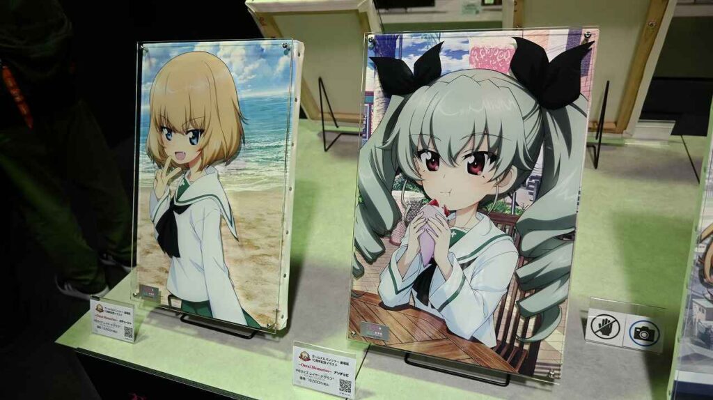 『ガールズ&パンツァー』月間戦車道 編集部 PRESENTS 実物展示レイヤードグラフ展